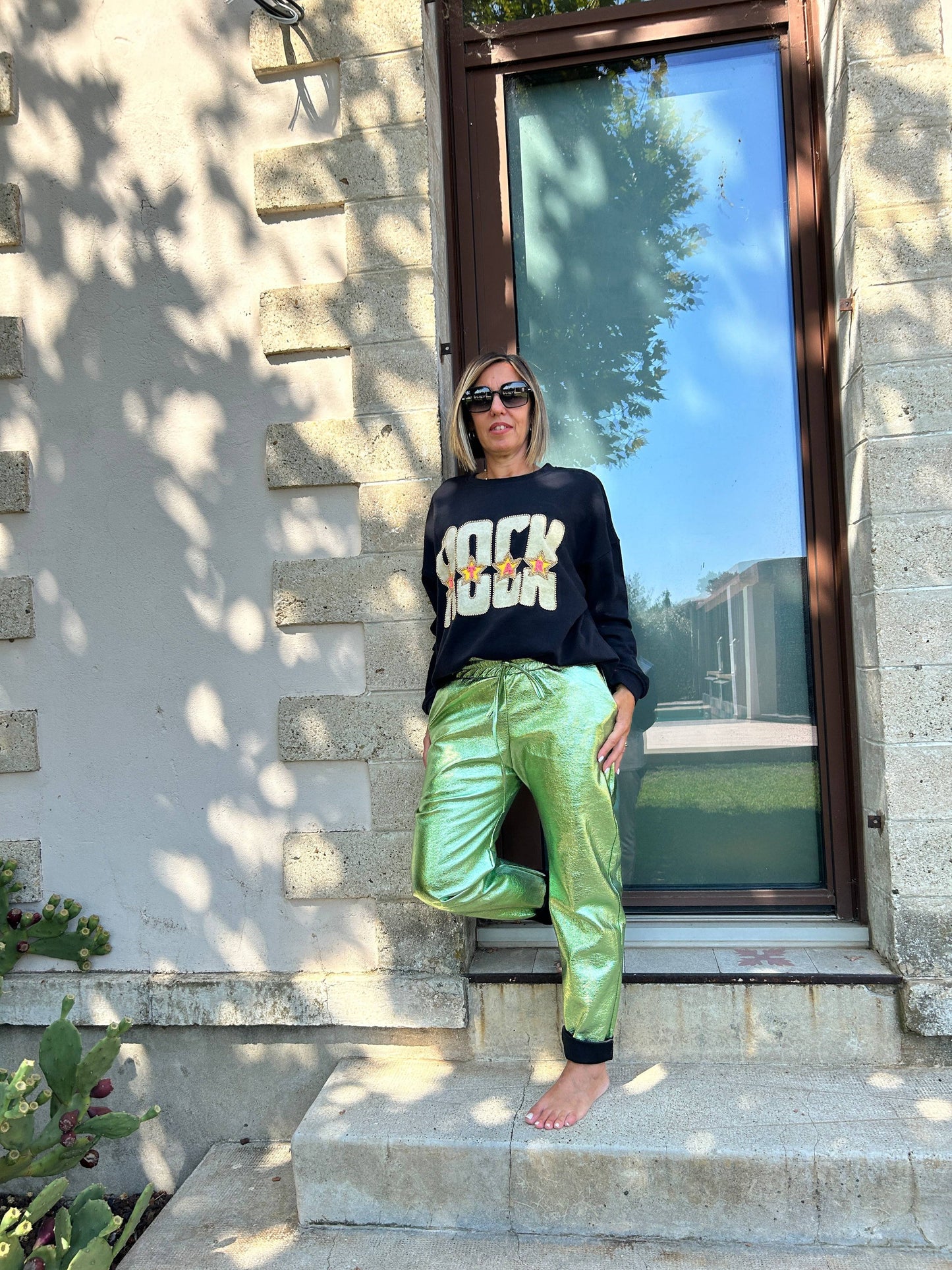 pantalon joog brillant