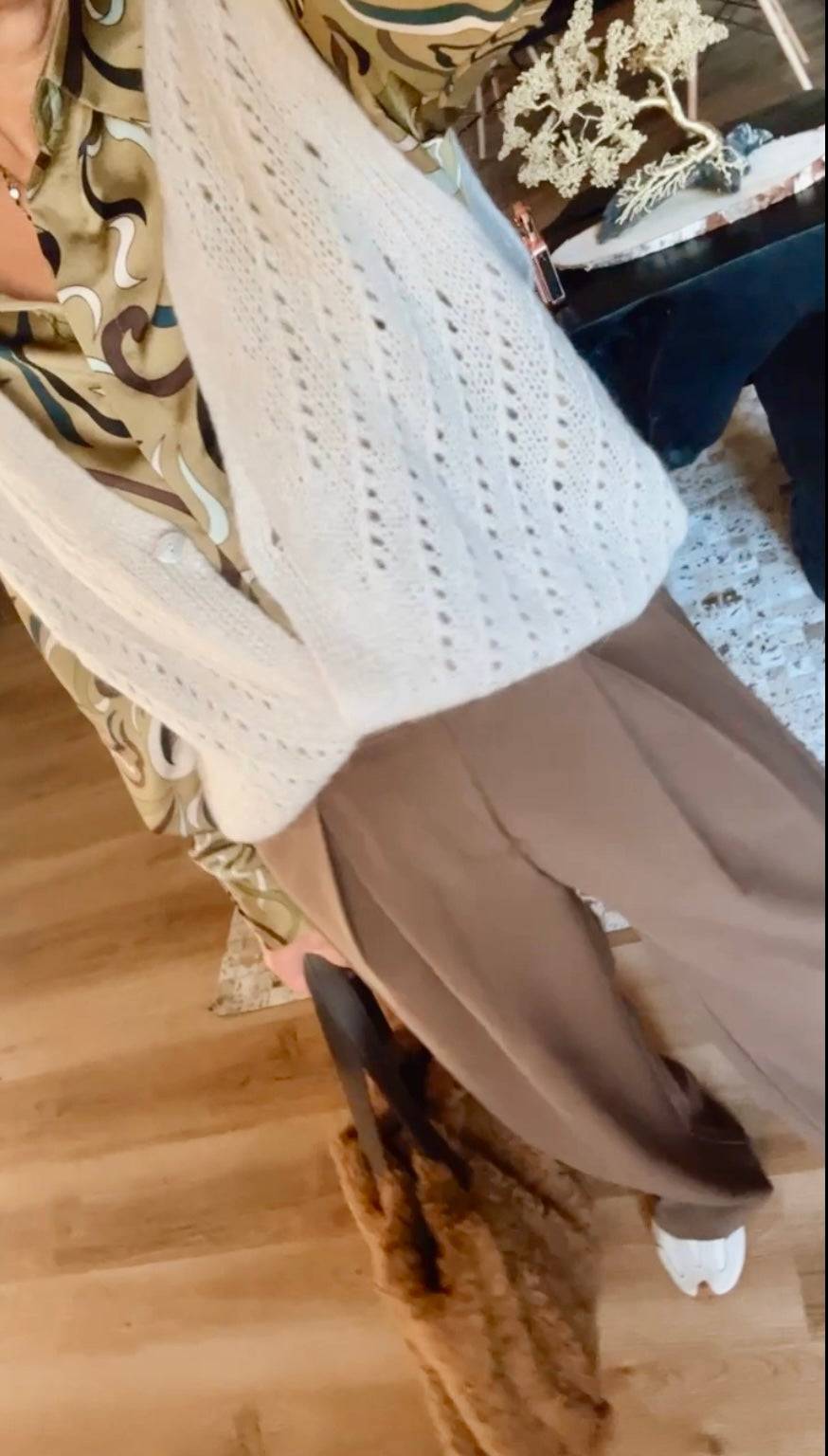 pantalon coupe large habillé