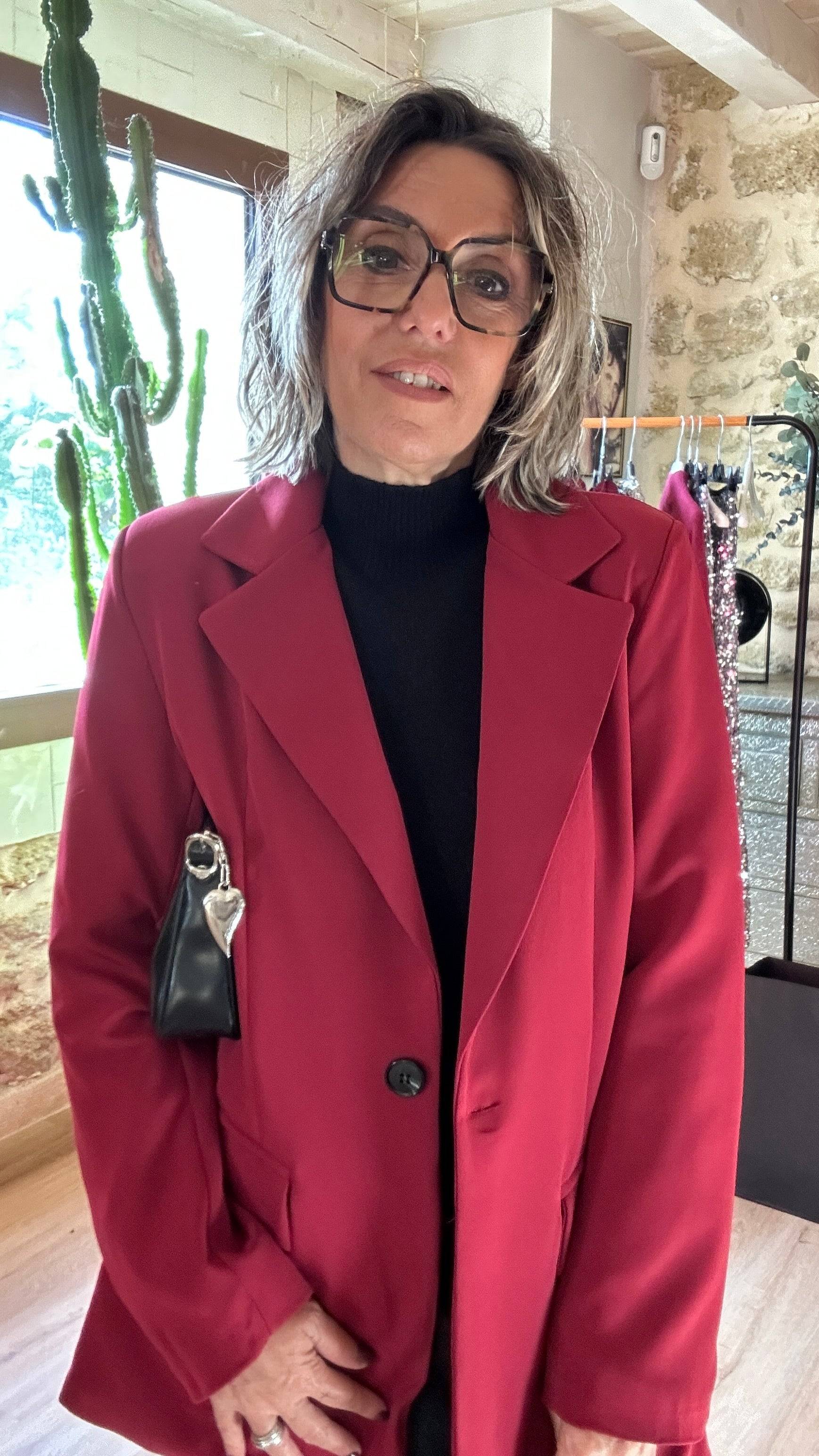 Look Blazer Rouge Femme Blazers Femmes Rouges Sumissura