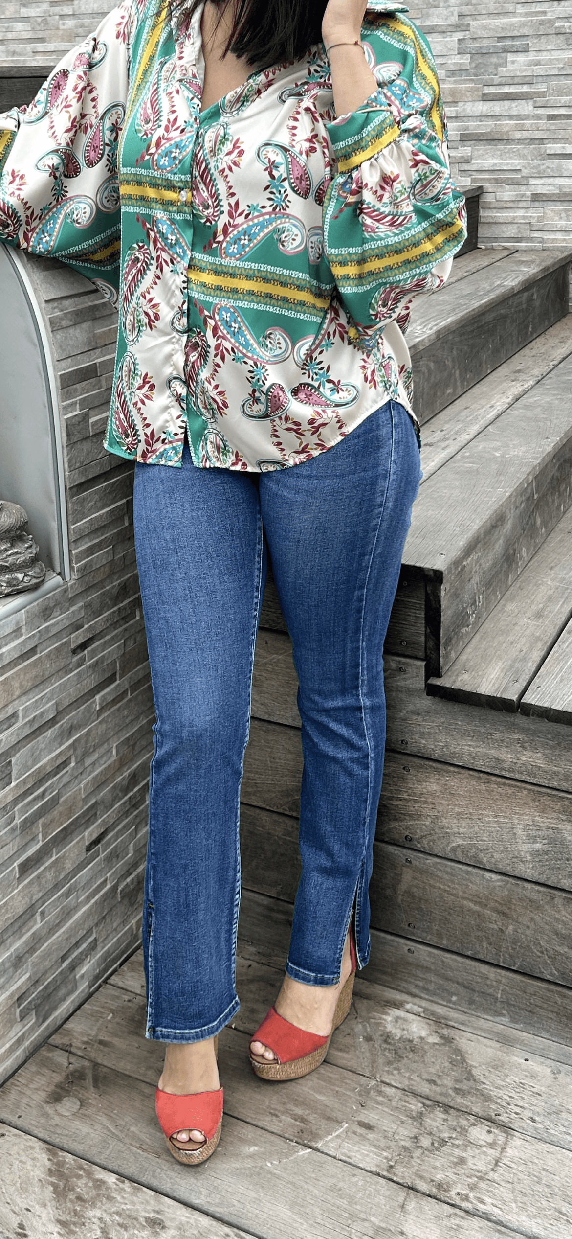 jean fendu sur le bas