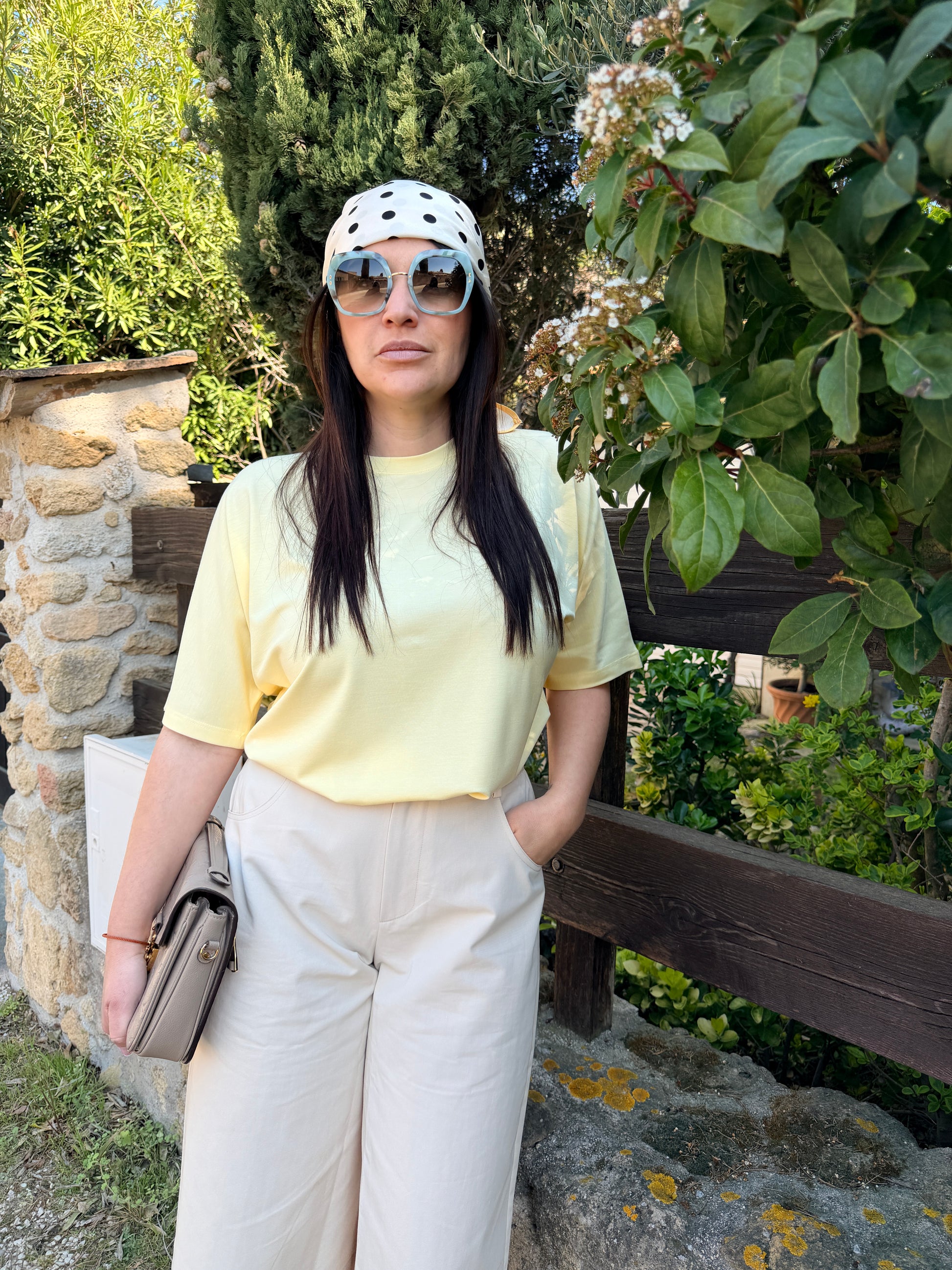 tee-shirt uni tendance femme