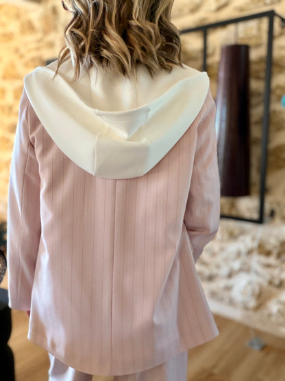 veste rose pastel originale femme