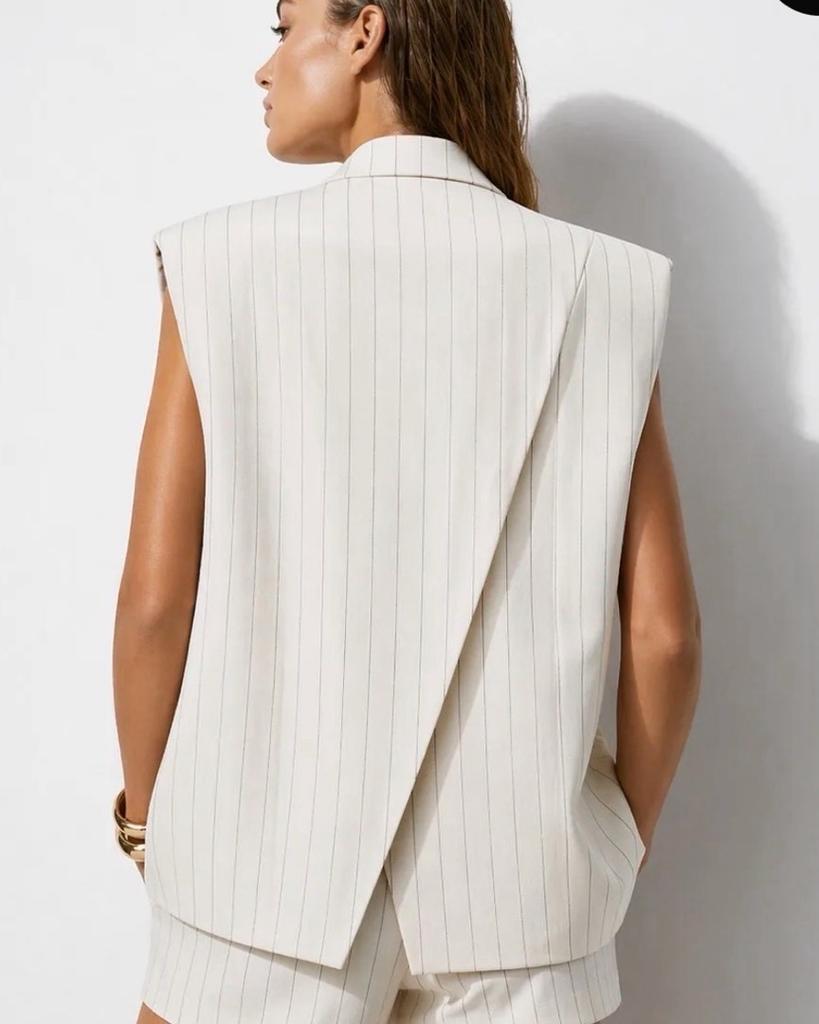 Blazer Camille sans manches - Vestiaire du Sud