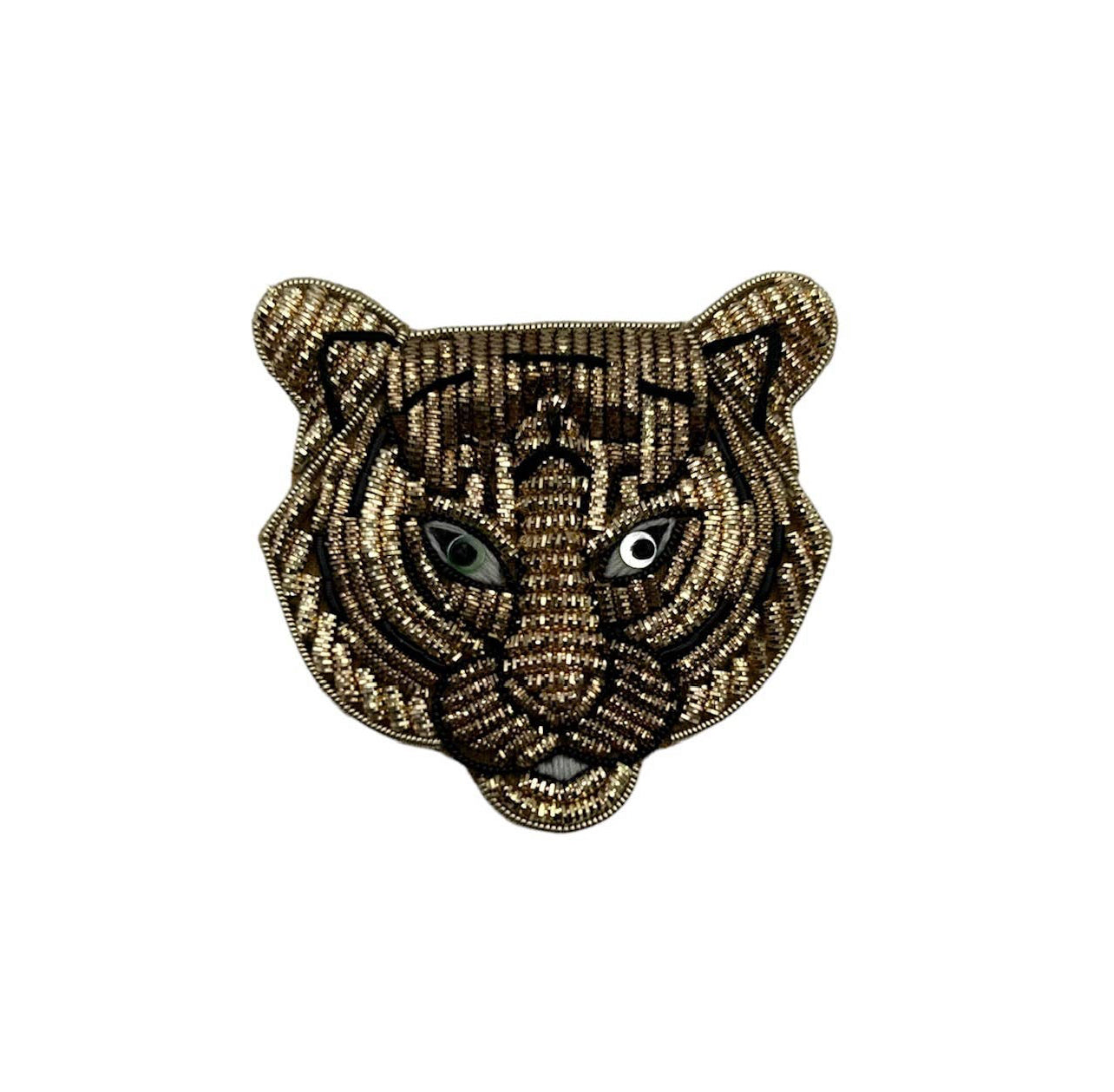 coffret avec broche tête de léopard