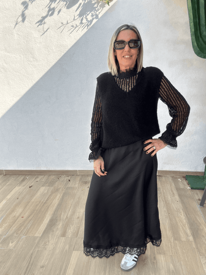 Débardeur noir - Milan - Vestiaire du Sud