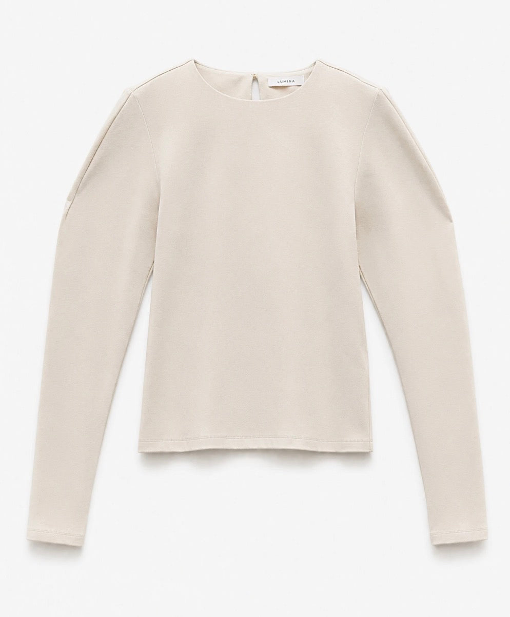 Haut ALMA by LUMINA - Manches longues en coton stretch