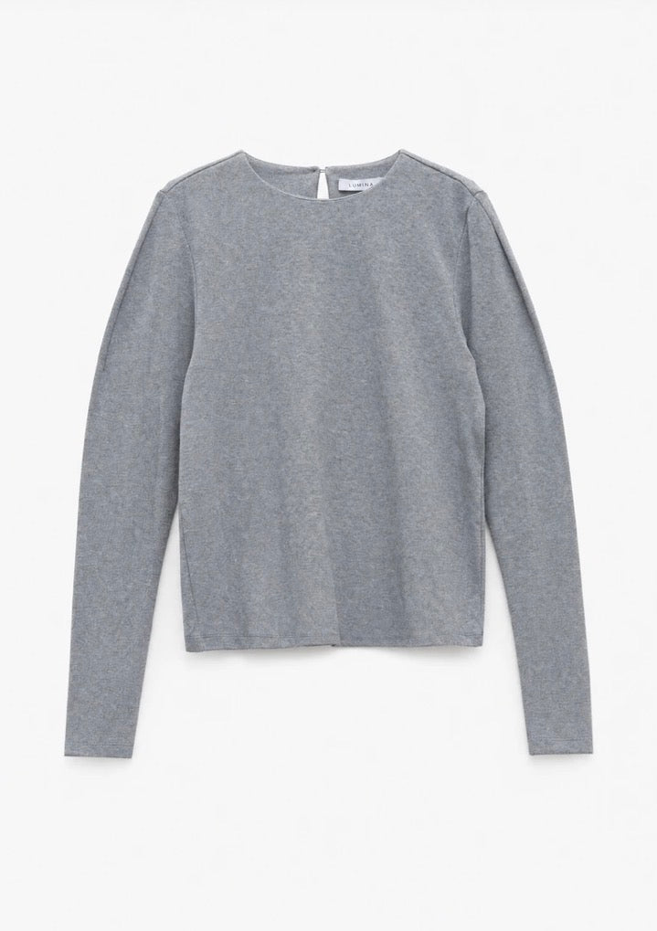 Haut ALMA by LUMINA - Manches longues en coton stretch