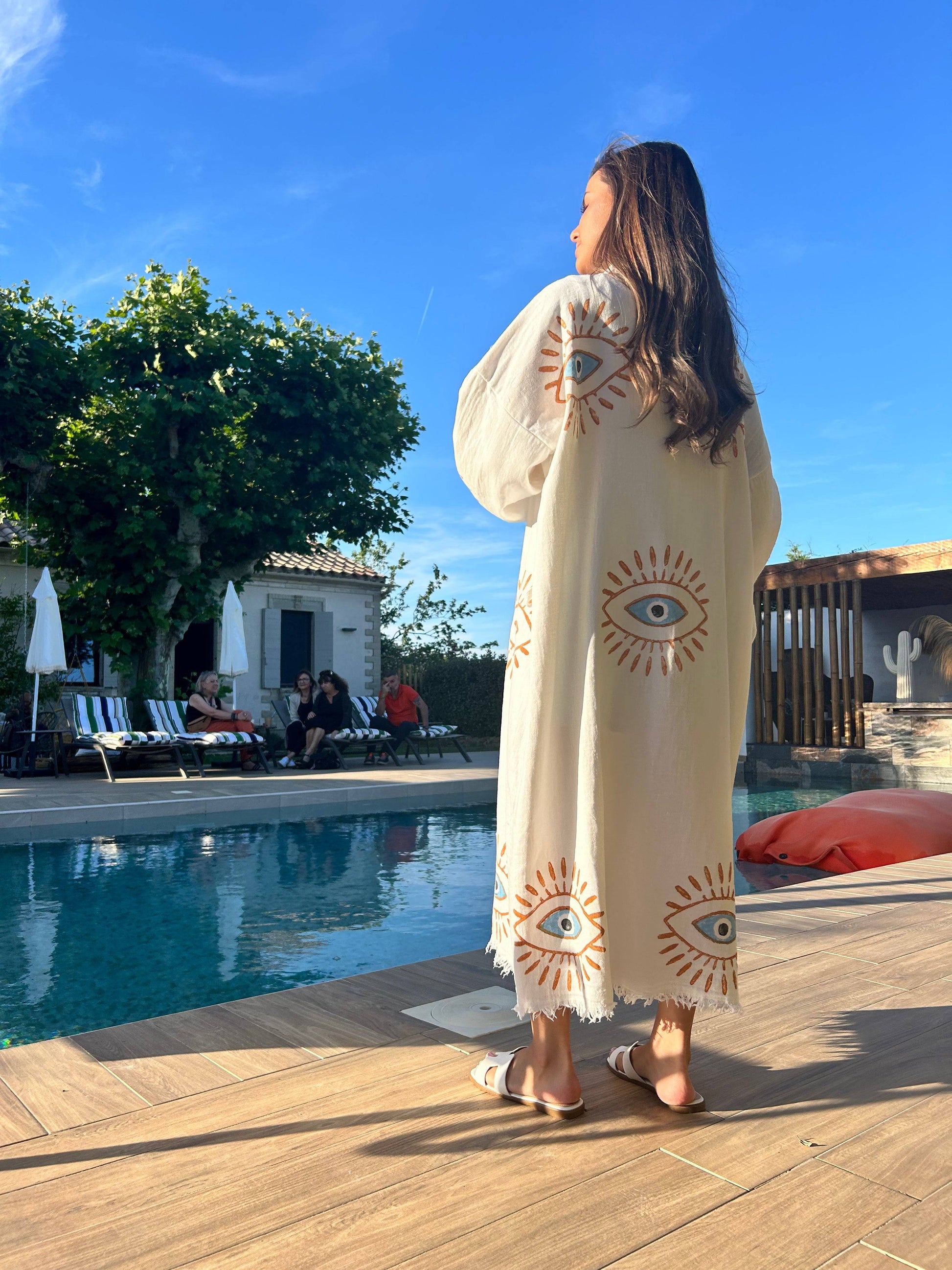 kimono imprimé tendance femme