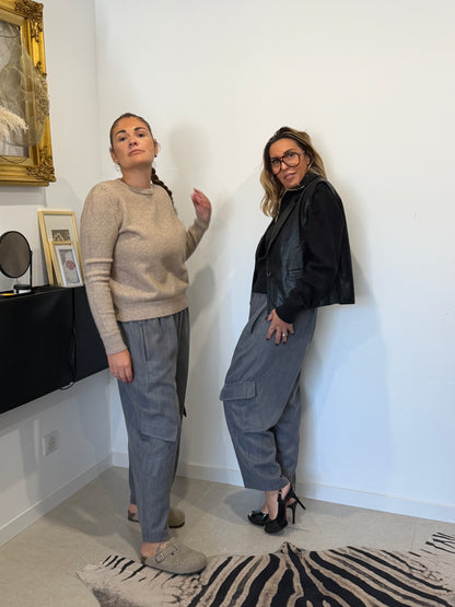 Pantalon cargo ROMA - Gris foncé