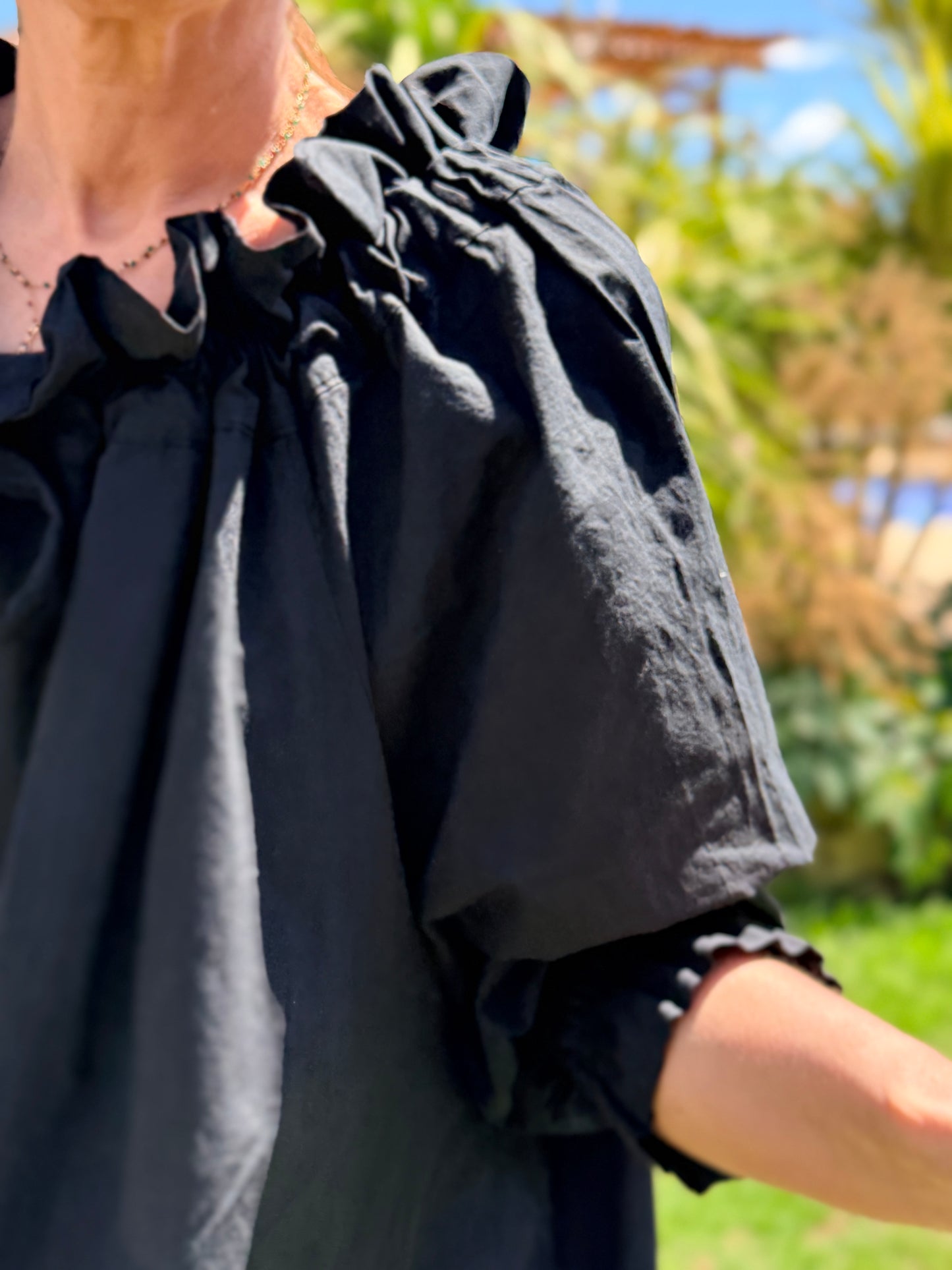 robe noir johanna paris